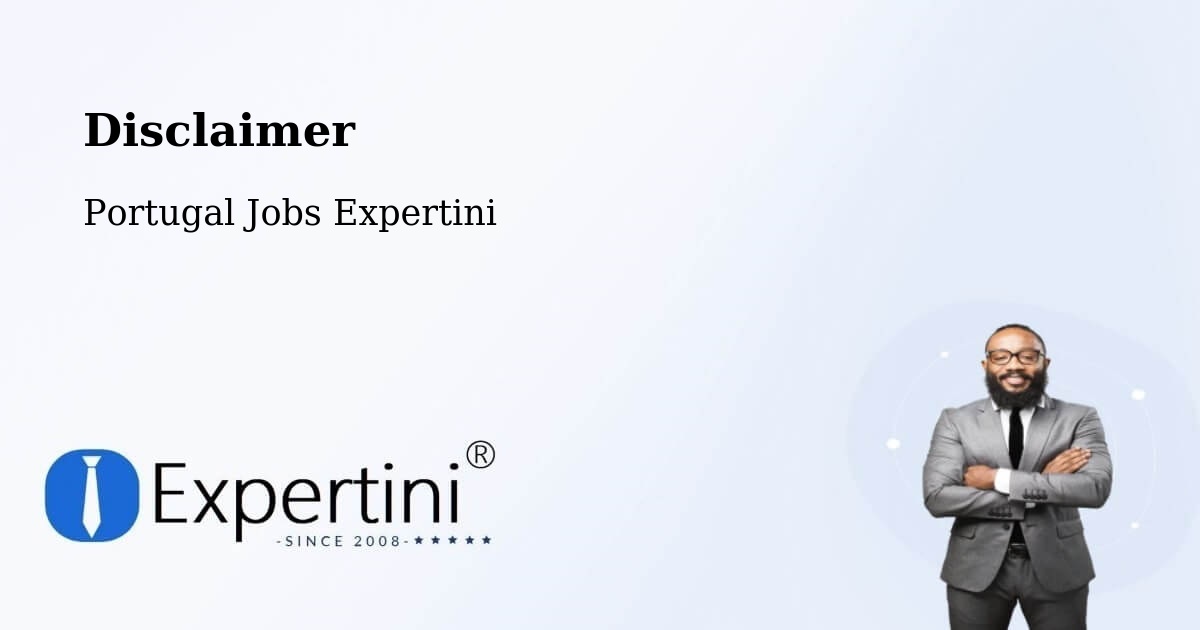Disclaimer – Faia - Portugal Jobs Expertini